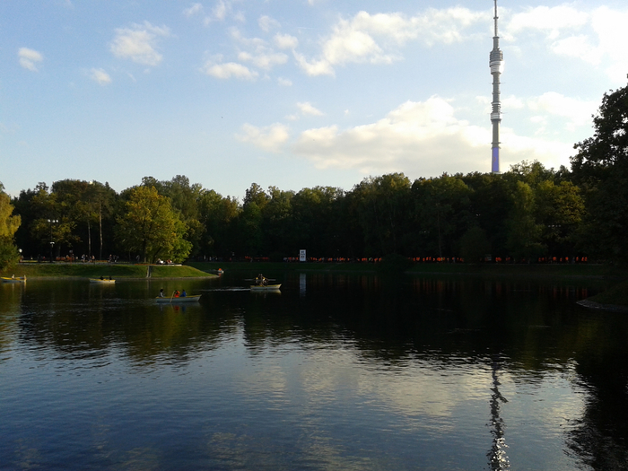 Останкинский парк зимой